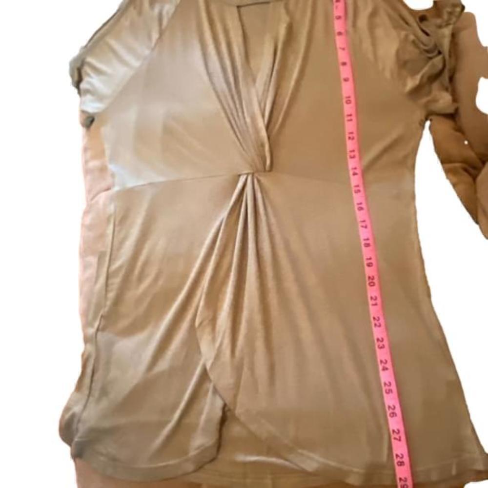 NWT Doe & Rae Olive Green Cold Shoulder Top Size Large - Picture 10 of 10